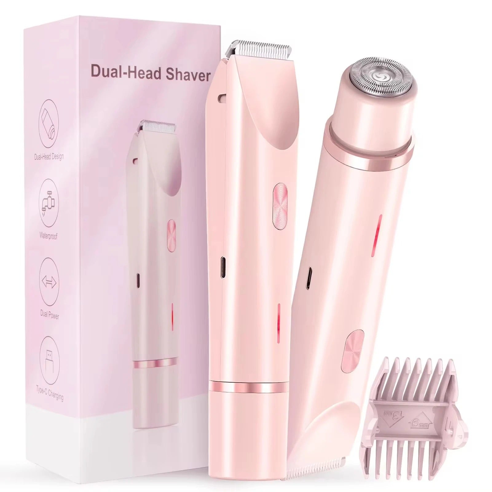 Soft Blush 2-in-1 Women’s Electric Shaver